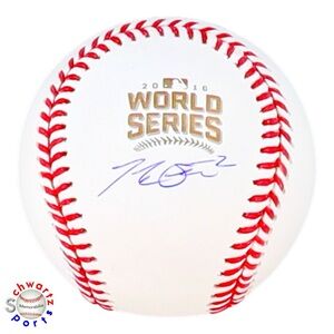 💥Tommy La Stella💥 Chicago Cubs Signed 2016 World Series Baseball Autograph —SS
